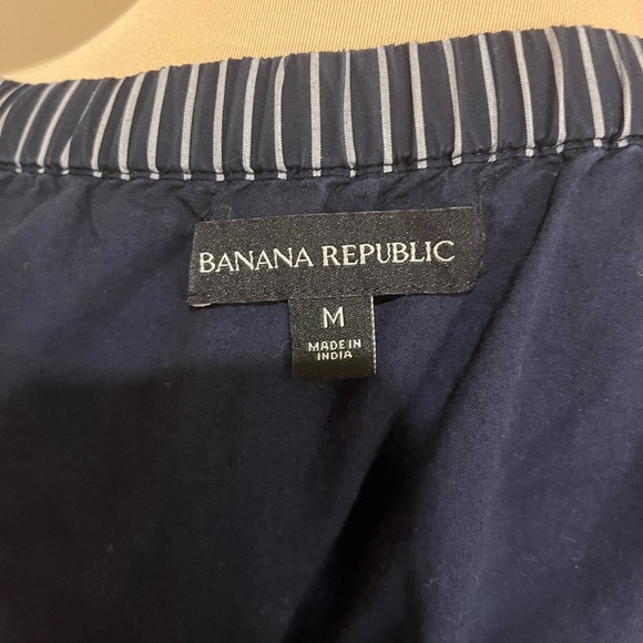 Banana Republic short sleeve off the shoulder striped dress, size M - Picture 6 of 7